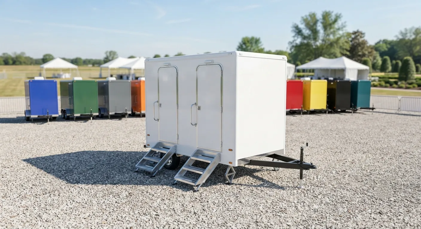 Porta potty in winter